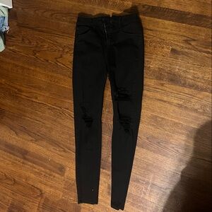 Wild Fable Black Distressed Skinny Jeans